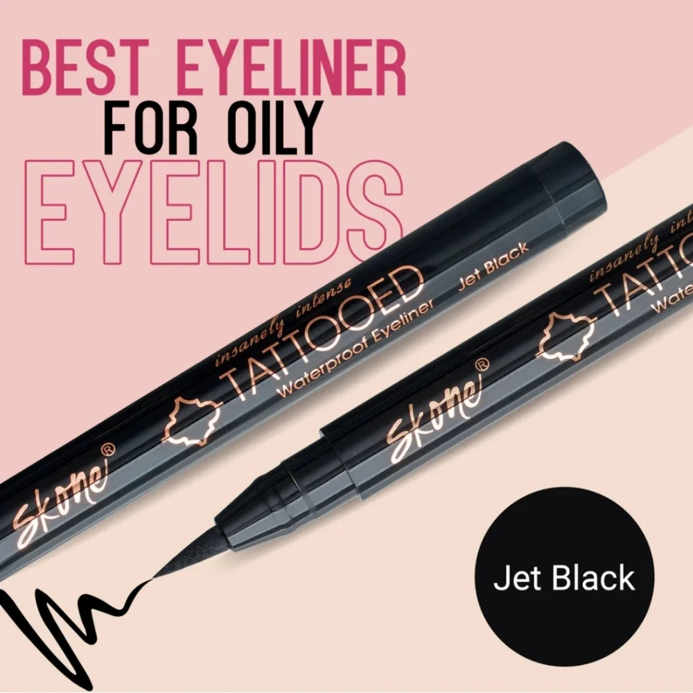 Skone Tattooed Waterproof Eyeliner In Jet Black